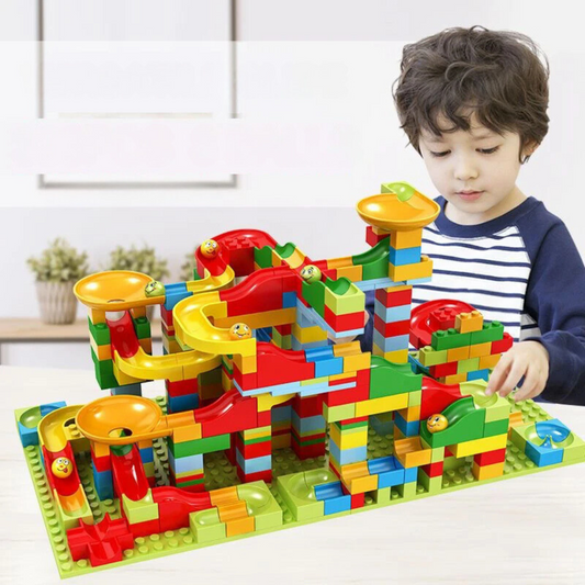MarbleBuild - Murmelbahn Spielzeug – Kreativ & Lernfördernd