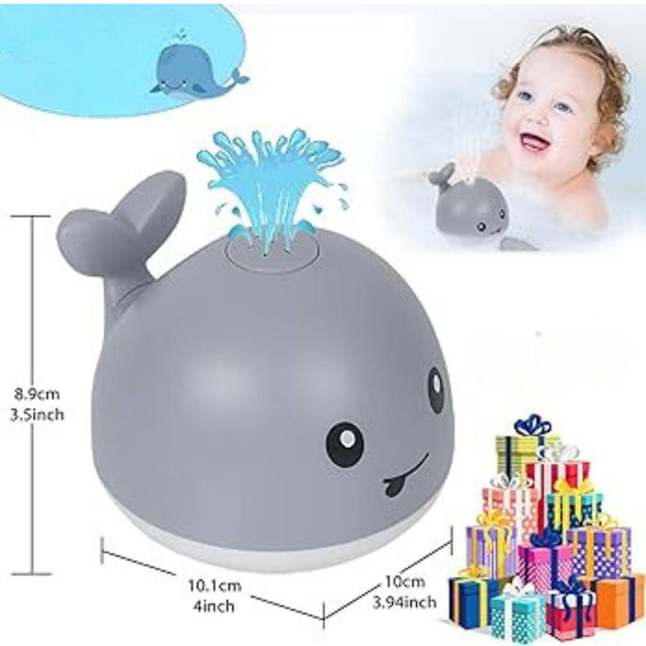 SplashWhale – Fontäne-Badespielzeug für Babys – Sicher & Spritzig