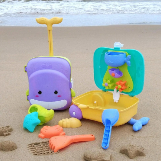 PlayRoll - Sandspielzeug Trolley – Tragbar & Komplett
